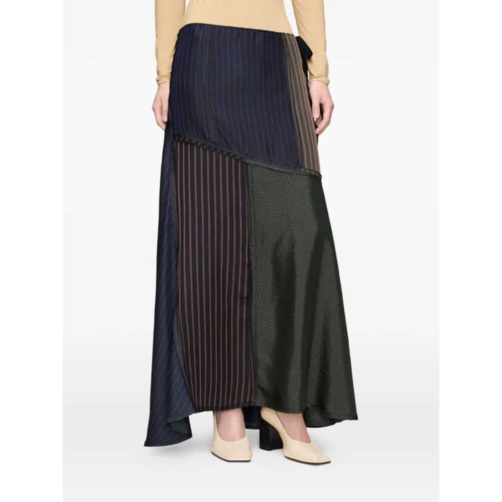 Maison Margiela Women Patchwork Maxi Skirt - Picture 3 of 7